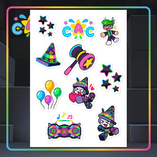 Catalog Avatar Creator - Vinyl Sticker Pack Sheet (1pc)