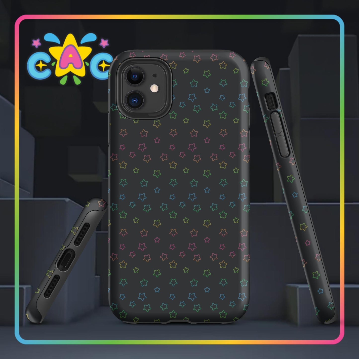 Catalog Avatar Creator - Rainbow Stars Phone Case for iPhone®