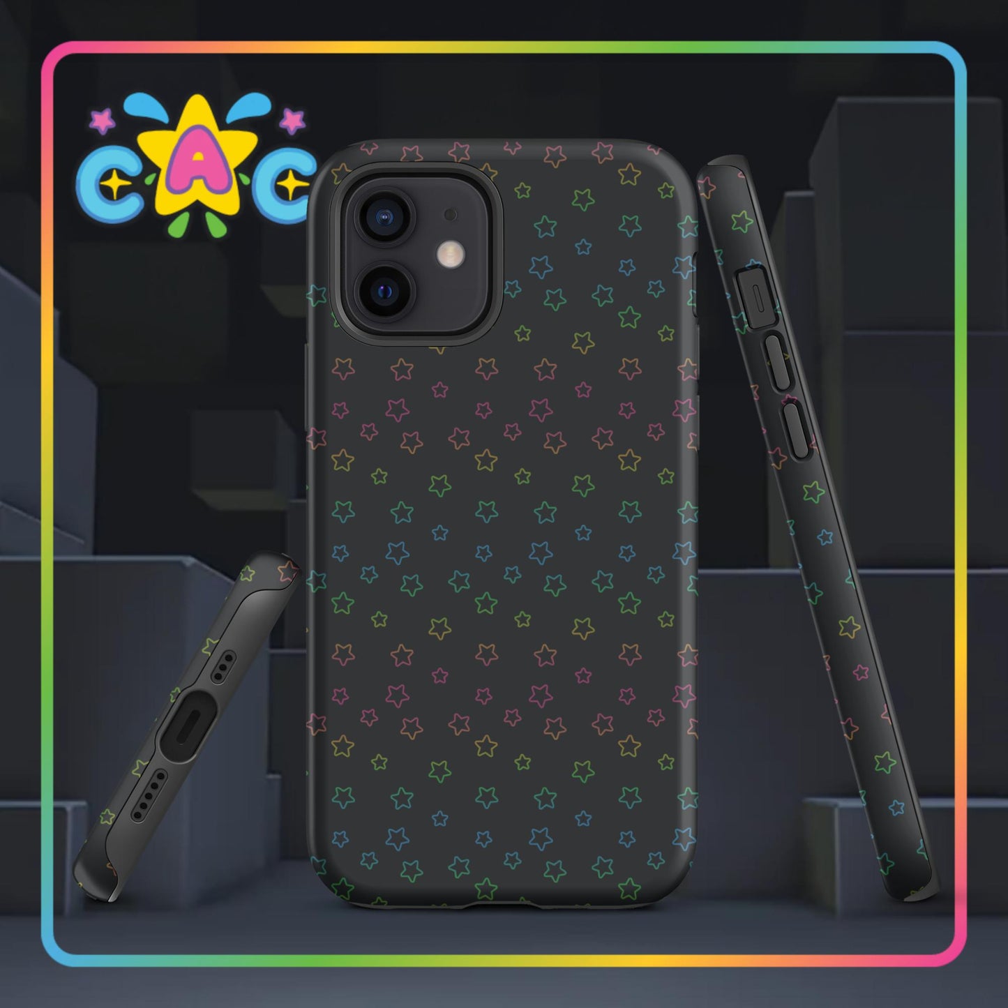 Catalog Avatar Creator - Rainbow Stars Phone Case for iPhone®