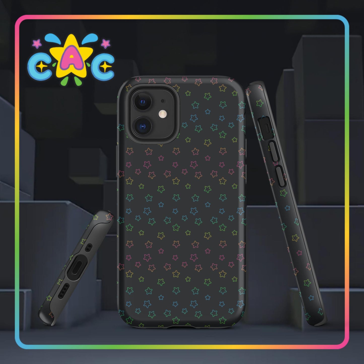 Catalog Avatar Creator - Rainbow Stars Phone Case for iPhone®