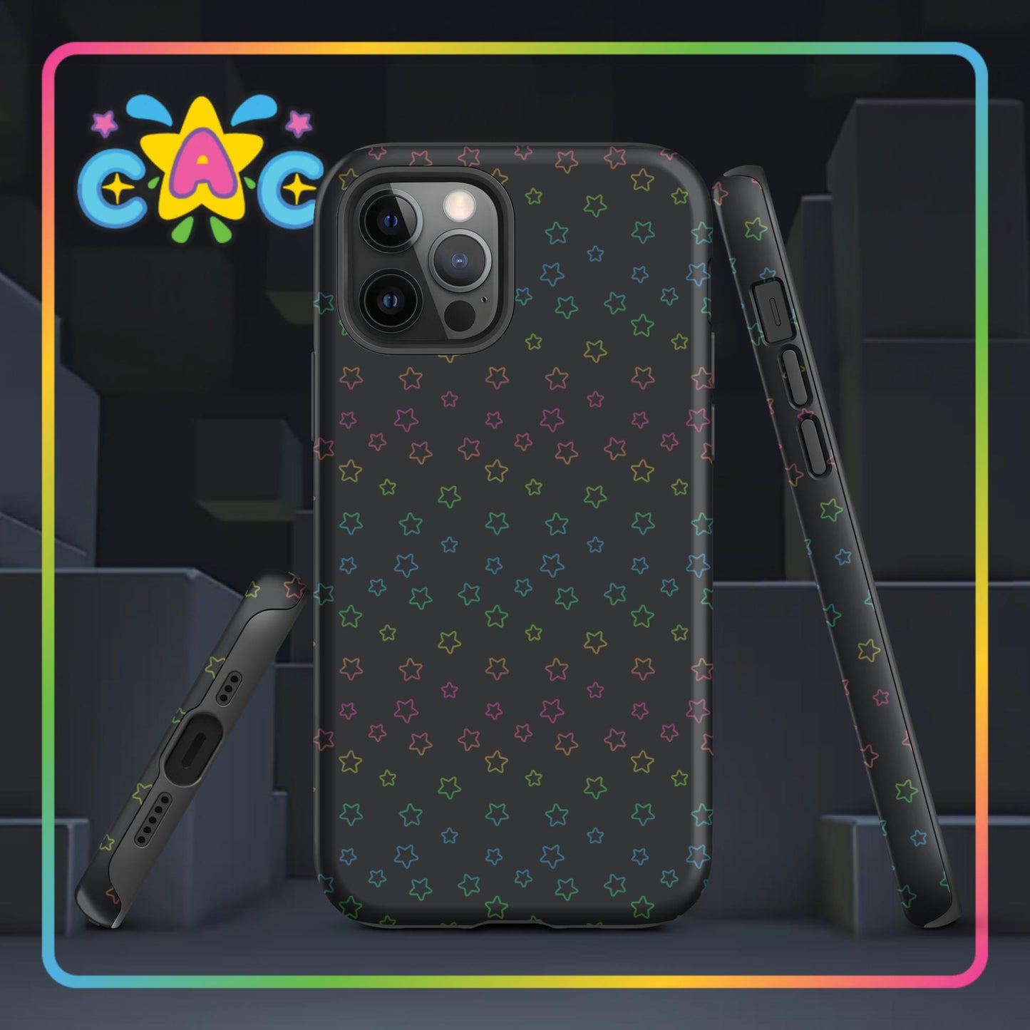 Catalog Avatar Creator - Rainbow Stars Phone Case for iPhone®