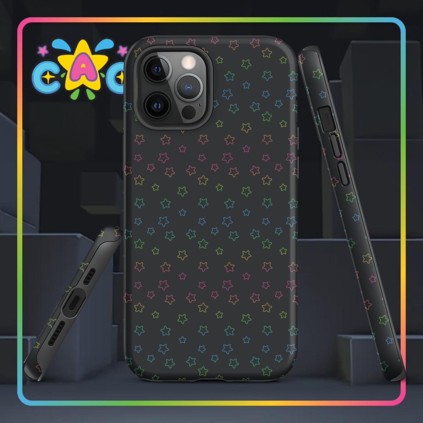 Catalog Avatar Creator - Rainbow Stars Phone Case for iPhone®