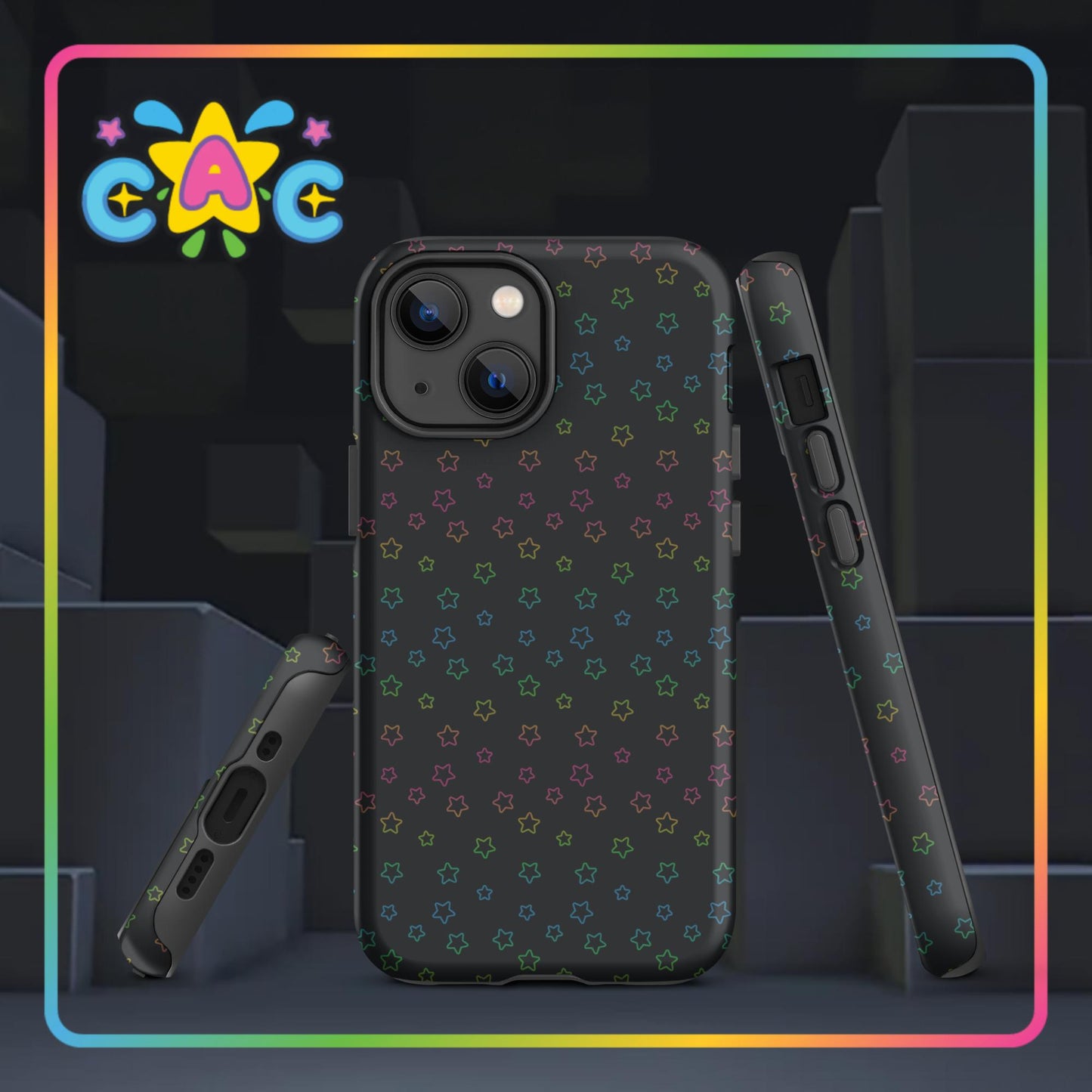 Catalog Avatar Creator - Rainbow Stars Phone Case for iPhone®