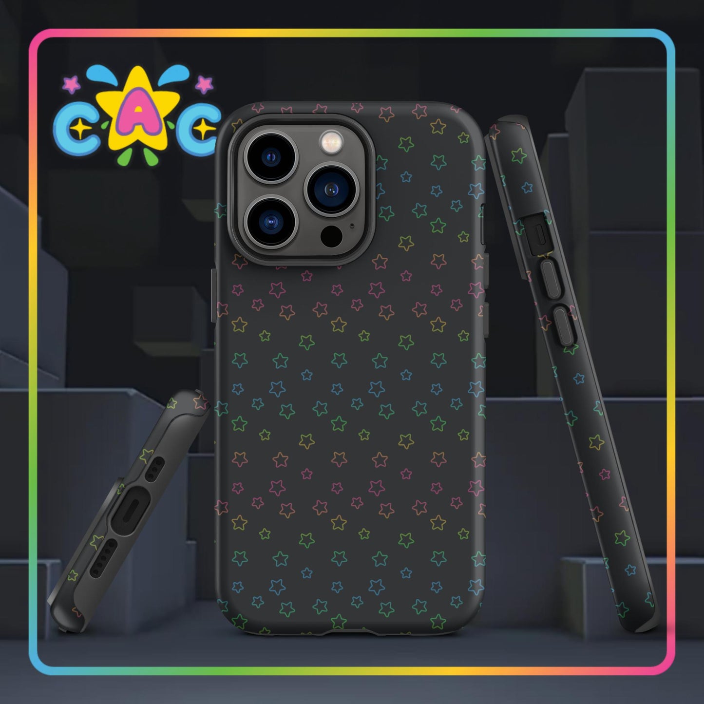 Catalog Avatar Creator - Rainbow Stars Phone Case for iPhone®