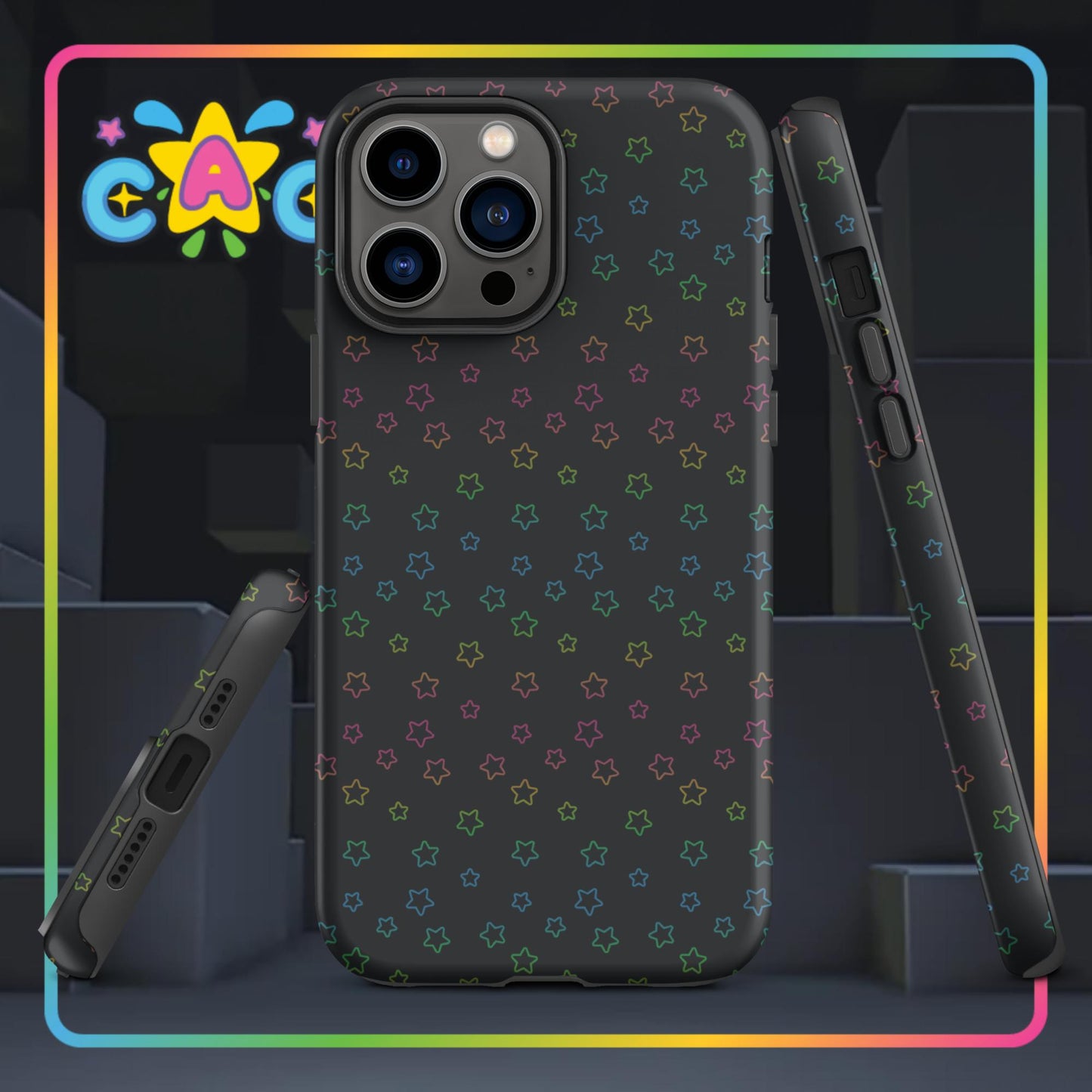 Catalog Avatar Creator - Rainbow Stars Phone Case for iPhone®