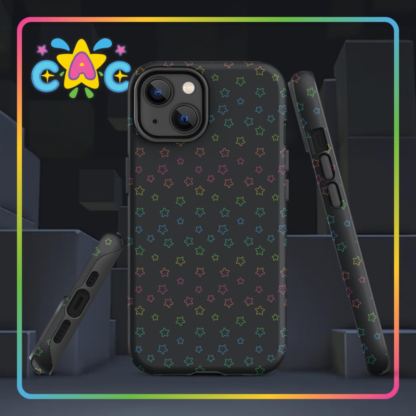 Catalog Avatar Creator - Rainbow Stars Phone Case for iPhone®