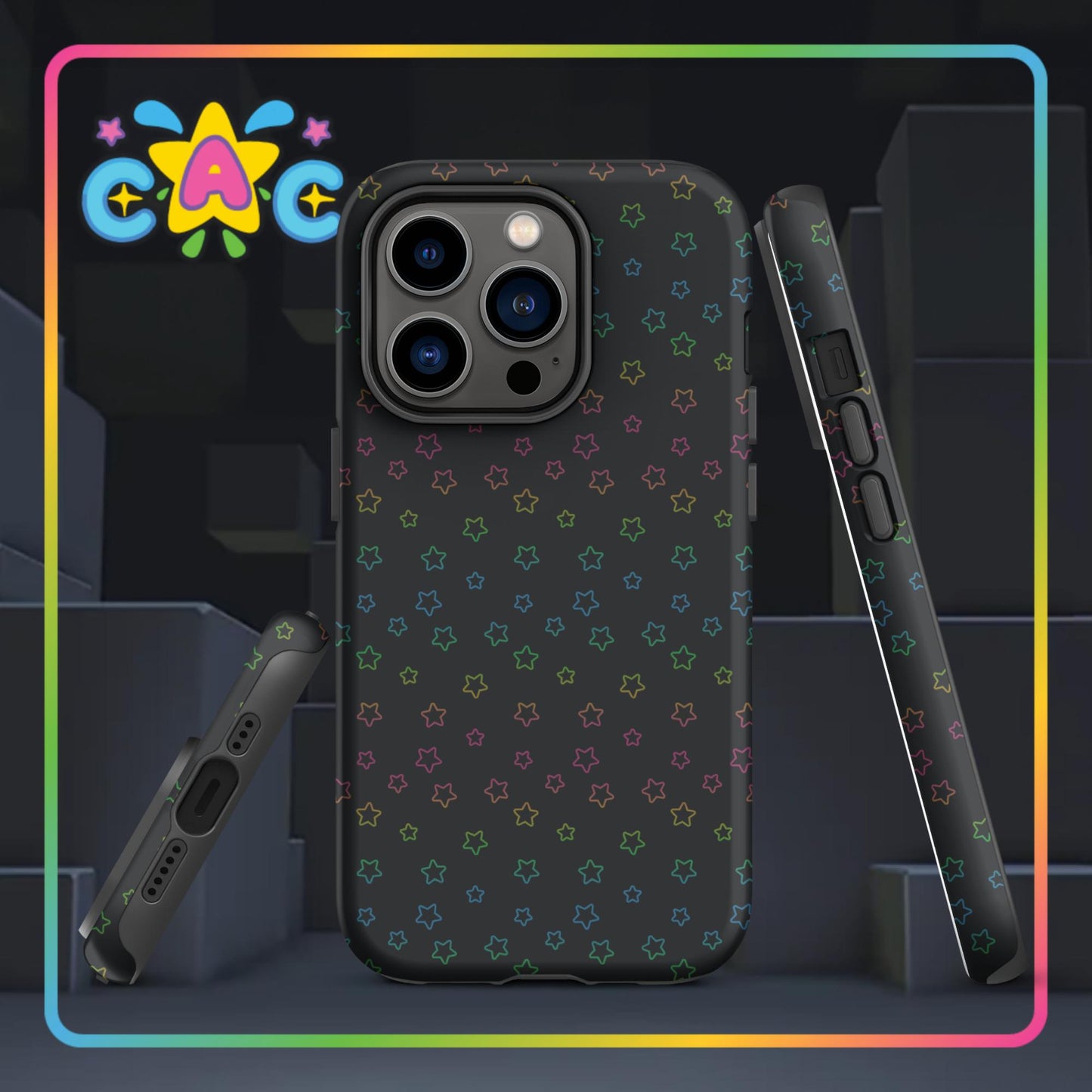 Catalog Avatar Creator - Rainbow Stars Phone Case for iPhone®