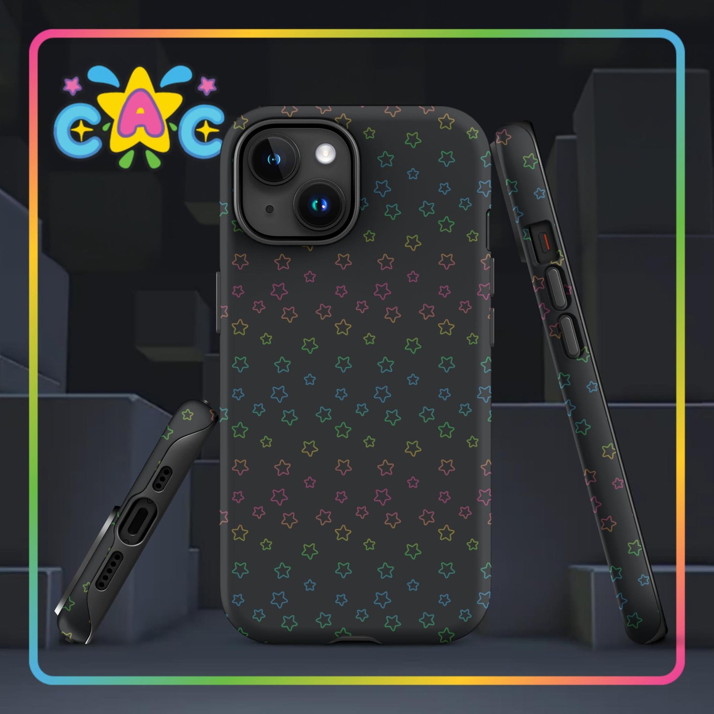 Catalog Avatar Creator - Rainbow Stars Phone Case for iPhone®