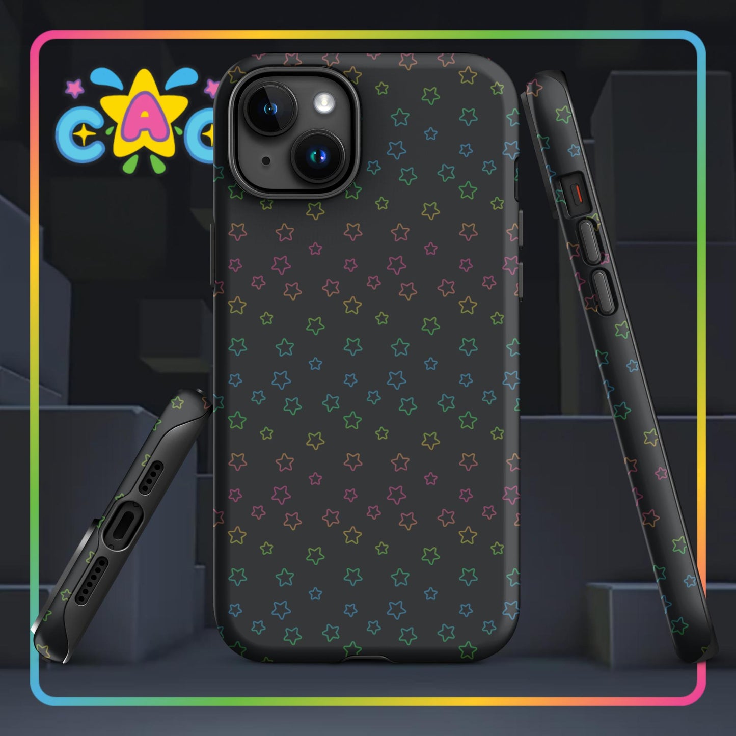 Catalog Avatar Creator - Rainbow Stars Phone Case for iPhone®