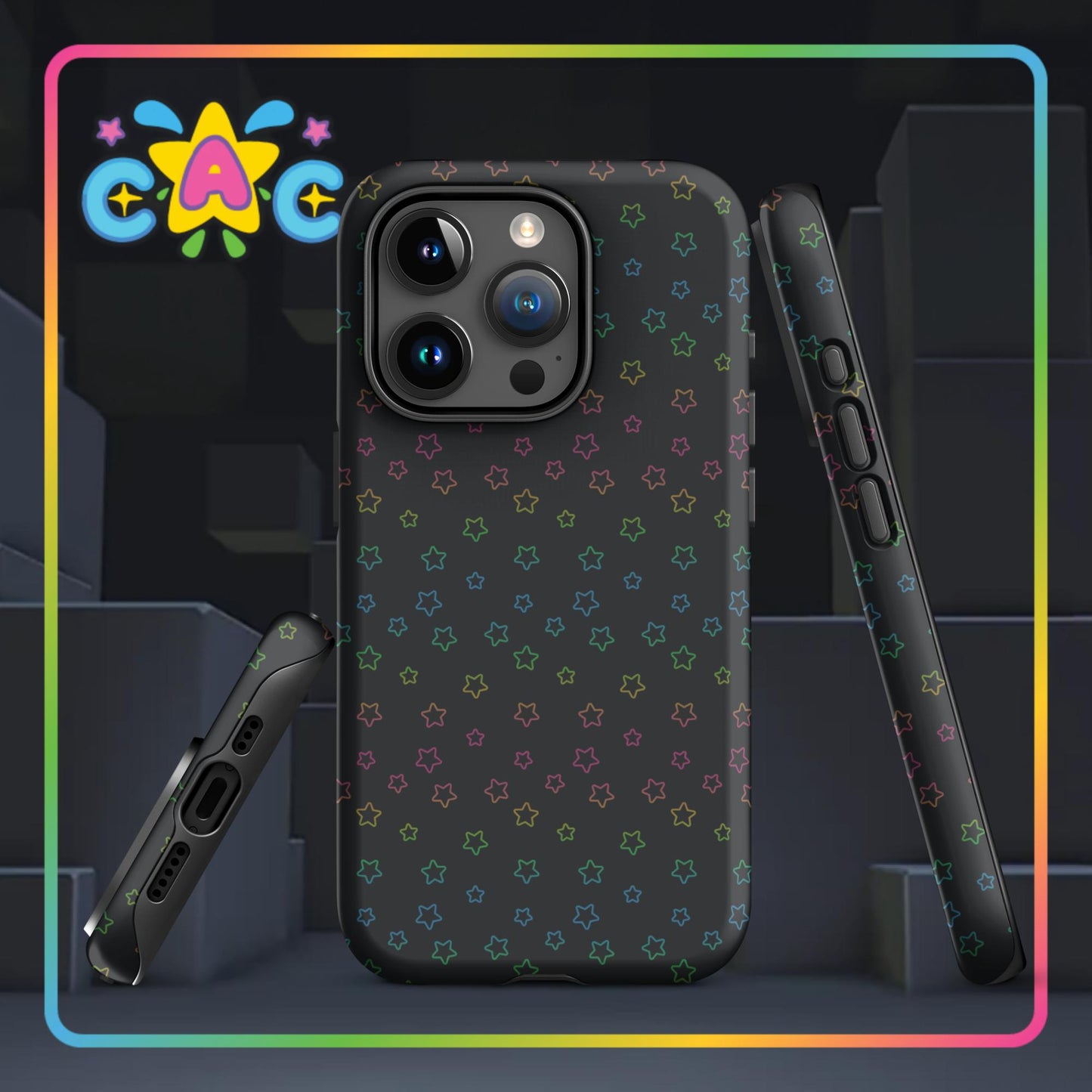 Catalog Avatar Creator - Rainbow Stars Phone Case for iPhone®