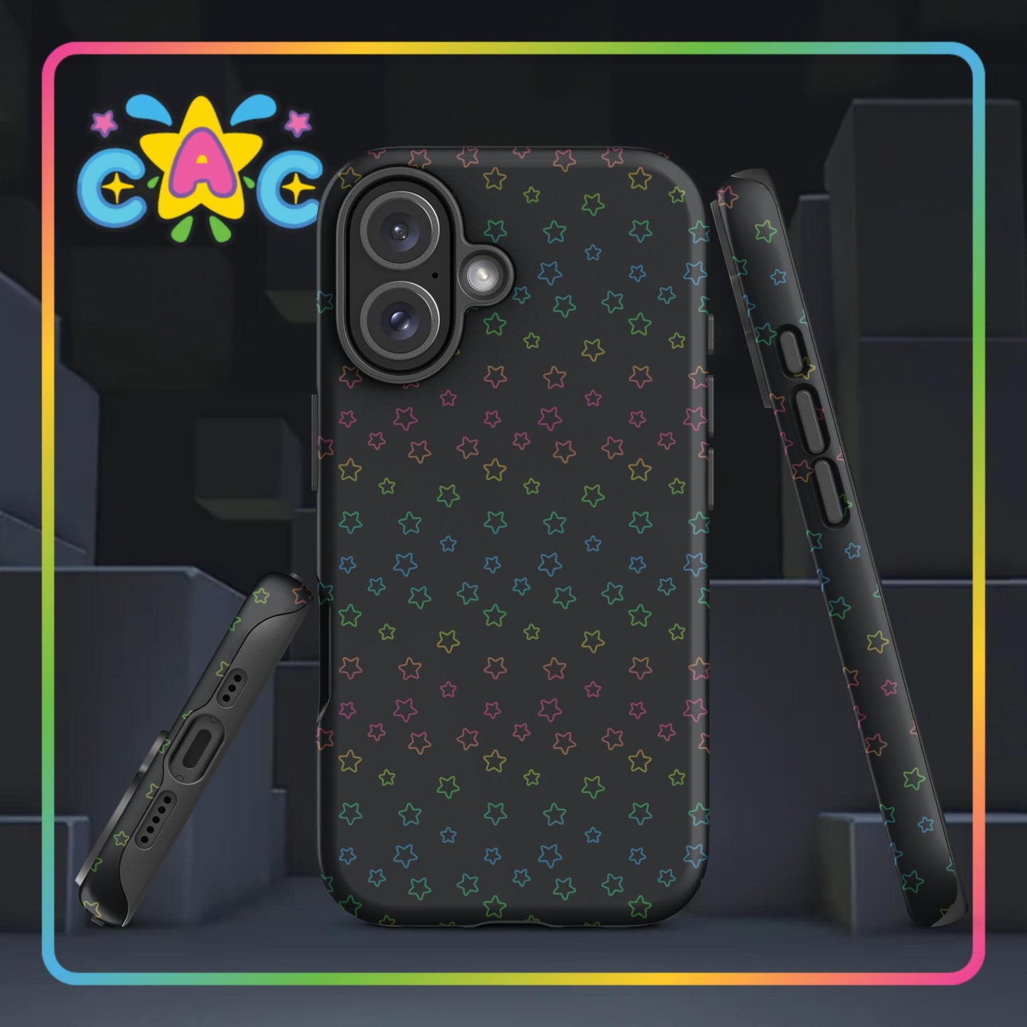 Catalog Avatar Creator - Rainbow Stars Phone Case for iPhone®